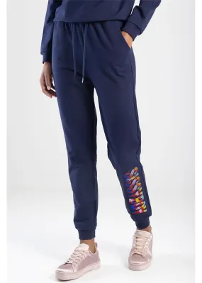 Sissyboy Ps30547 Multi-Coloured Bling Logo Sweat Pants