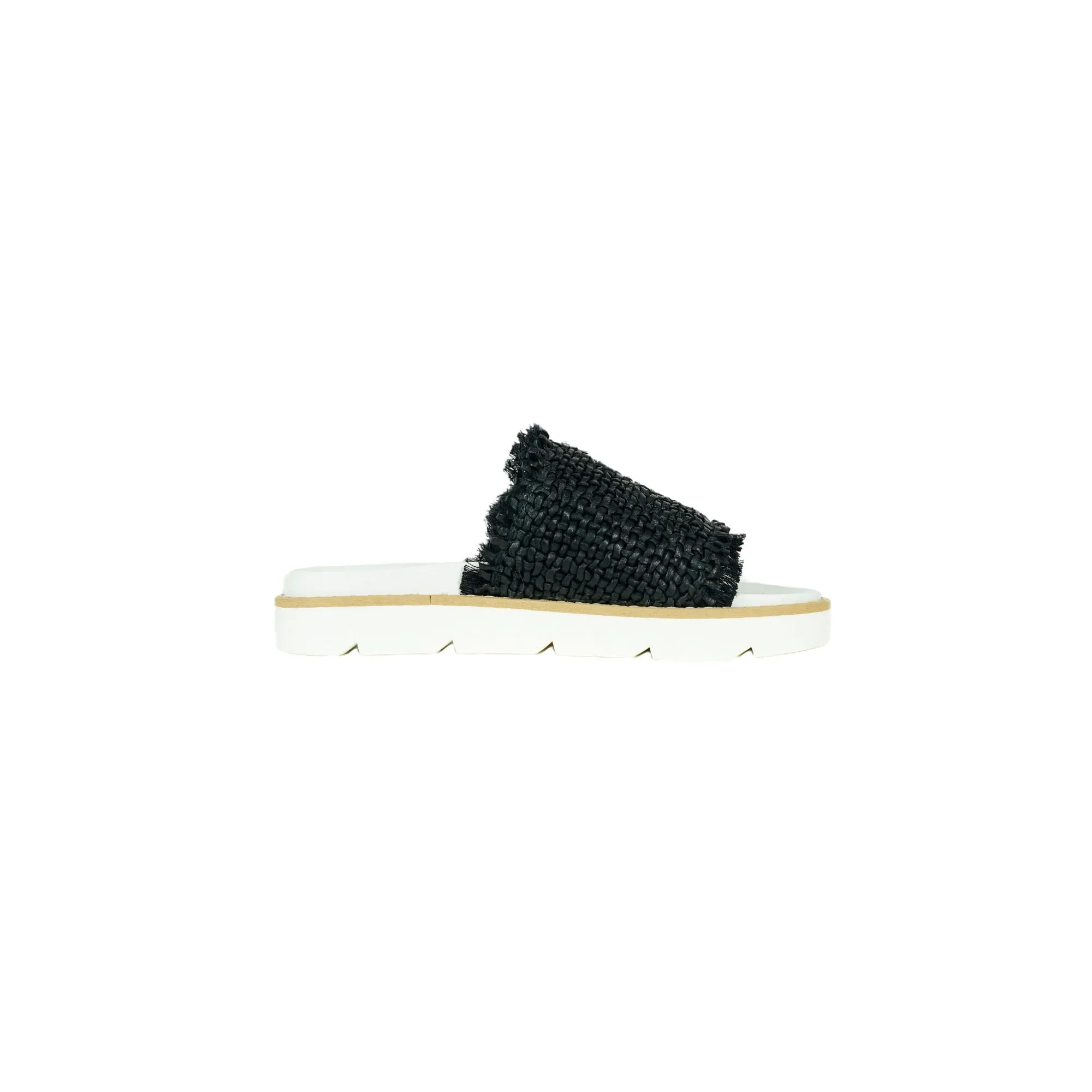 Slipper Intreccio Madreperla Black