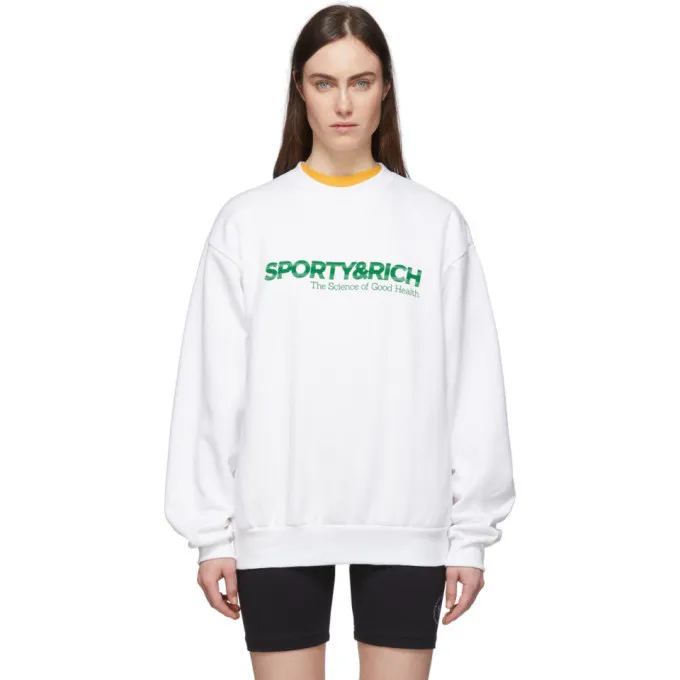 Sporty & Rich  |Unisex Street Style Logo Hoodies & Sweatshirts