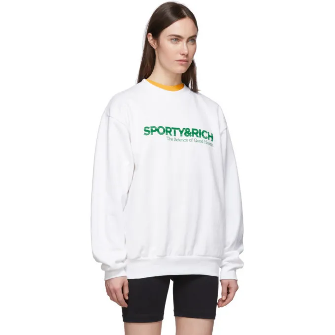 Sporty & Rich  |Unisex Street Style Logo Hoodies & Sweatshirts