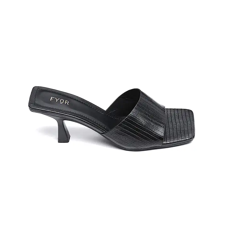 Square Toe Comma Heeled Sandal HL 123