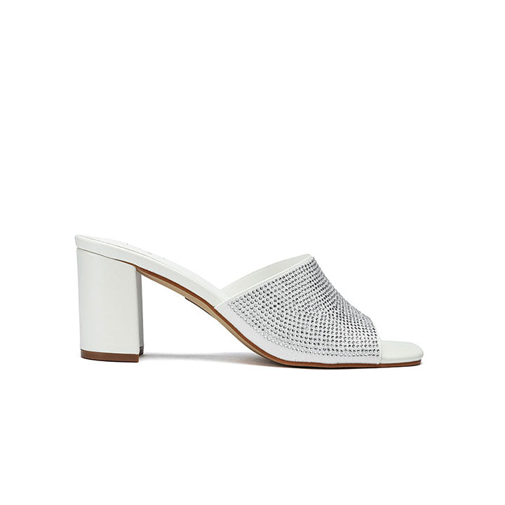 Square Toe Embellished Mule HL 198