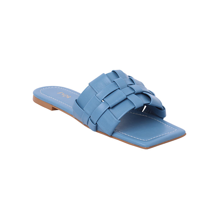 Square Toe Weaved Flat Sandal BDV 060