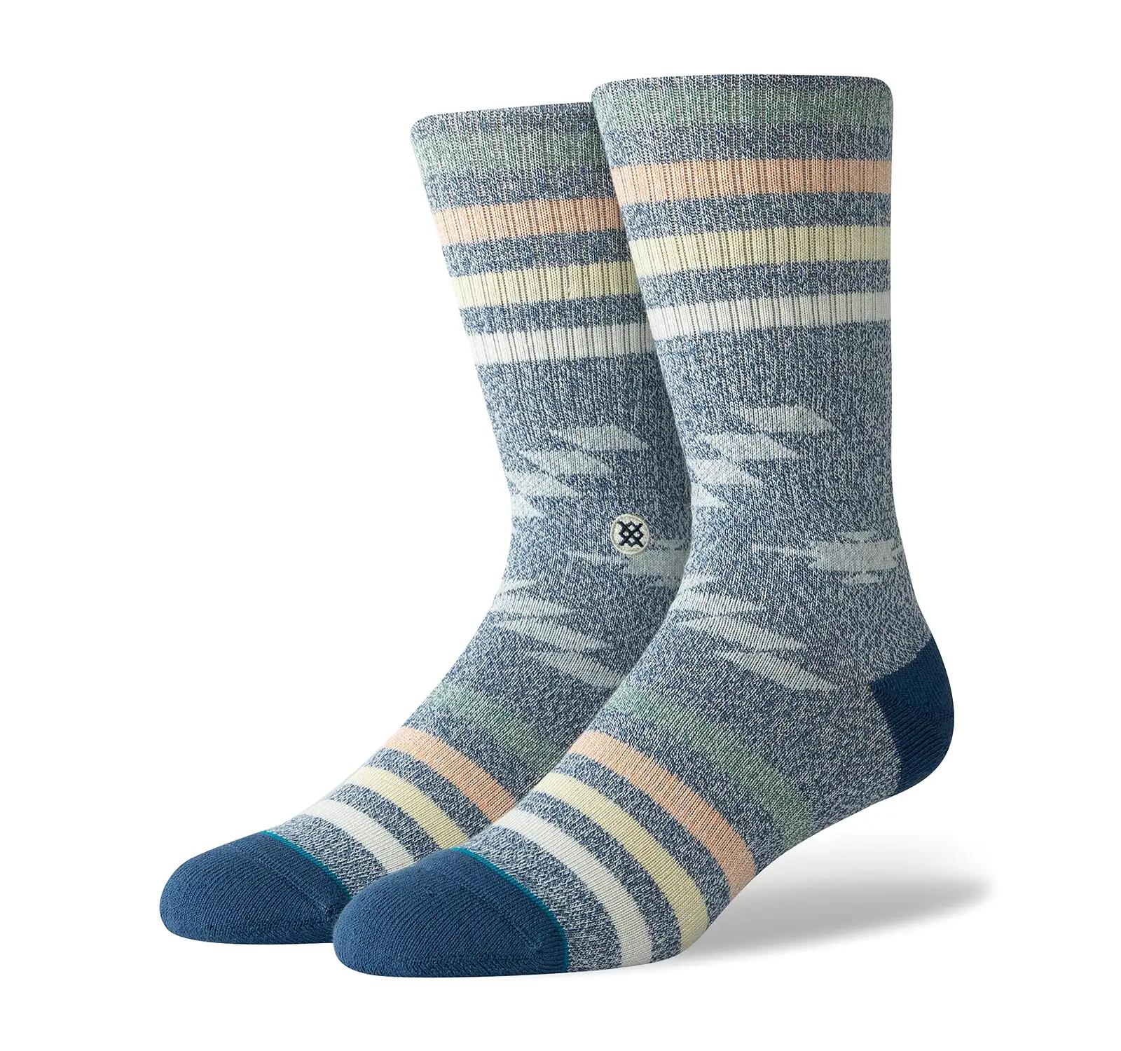 Stance Classic Crew Butter Blend Men's Socks in Hitch Hiker Navy