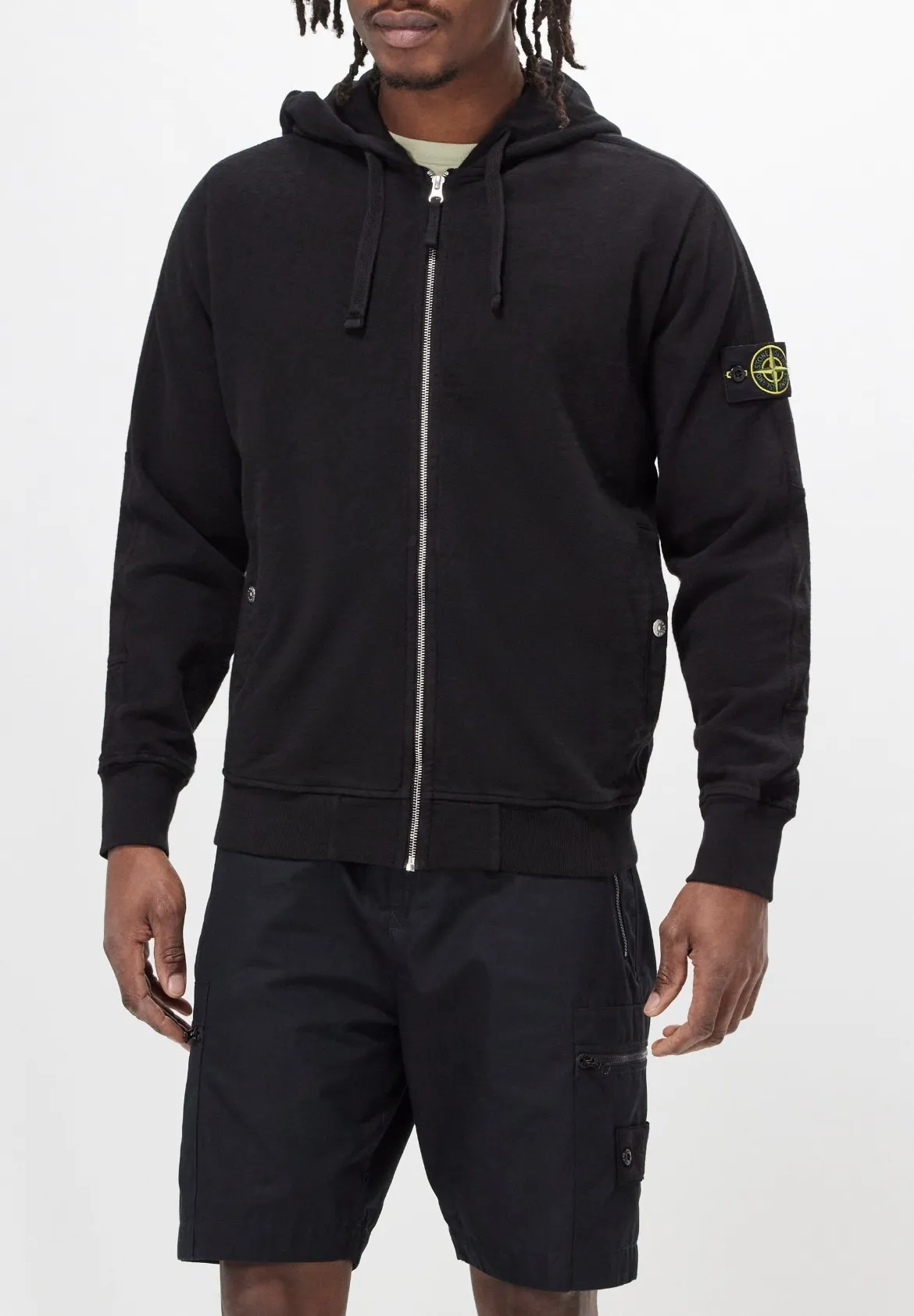 STONE ISLAND  |Street Style Plain Logo Hoodies