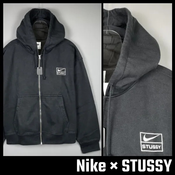 STUSSY  |Street Style Collaboration Logo Skater Style Hoodies