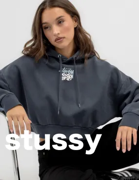 STUSSY  |Street Style Logo Hoodies & Sweatshirts