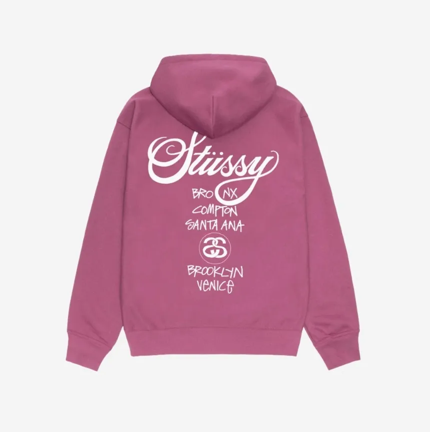 STUSSY  |Sweat Street Style Logo Skater Style Hoodies