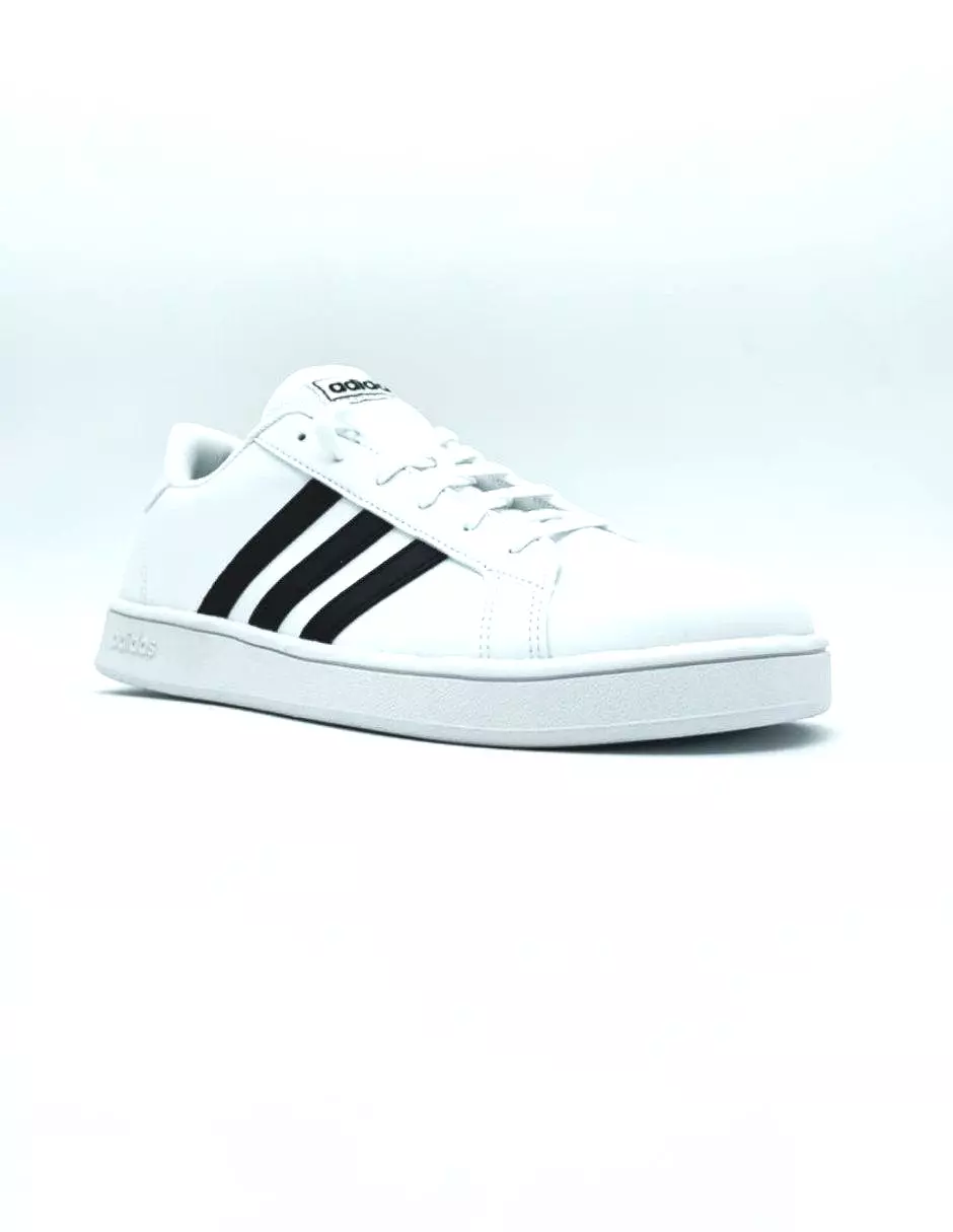 Tenis Adidas Grand Court Para Dama Blanco/Negro