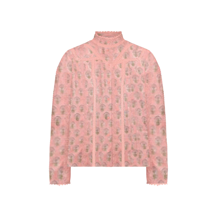 The Priya Shirt - Pink Floral