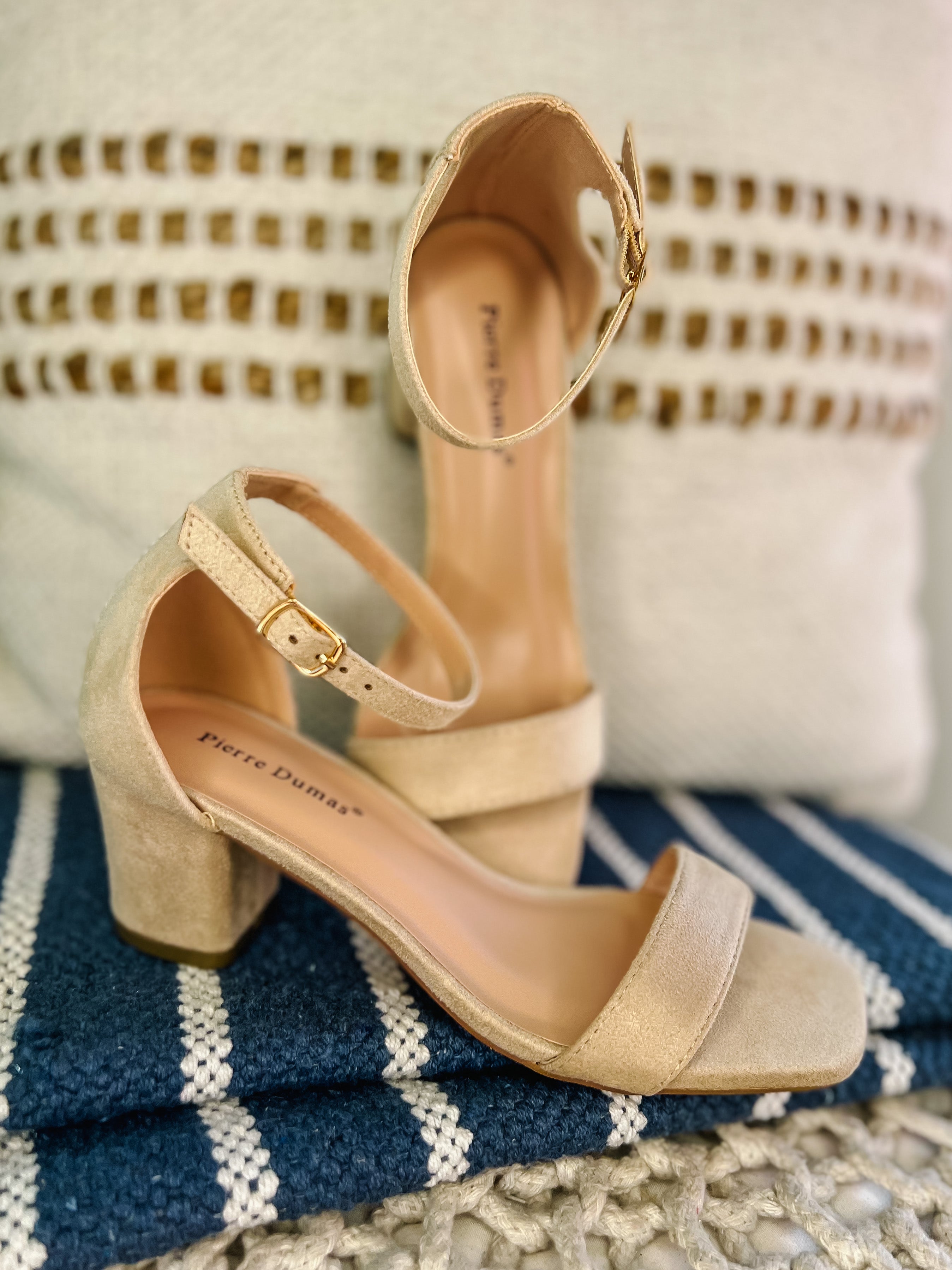 Tilli Square Toe Block Heel