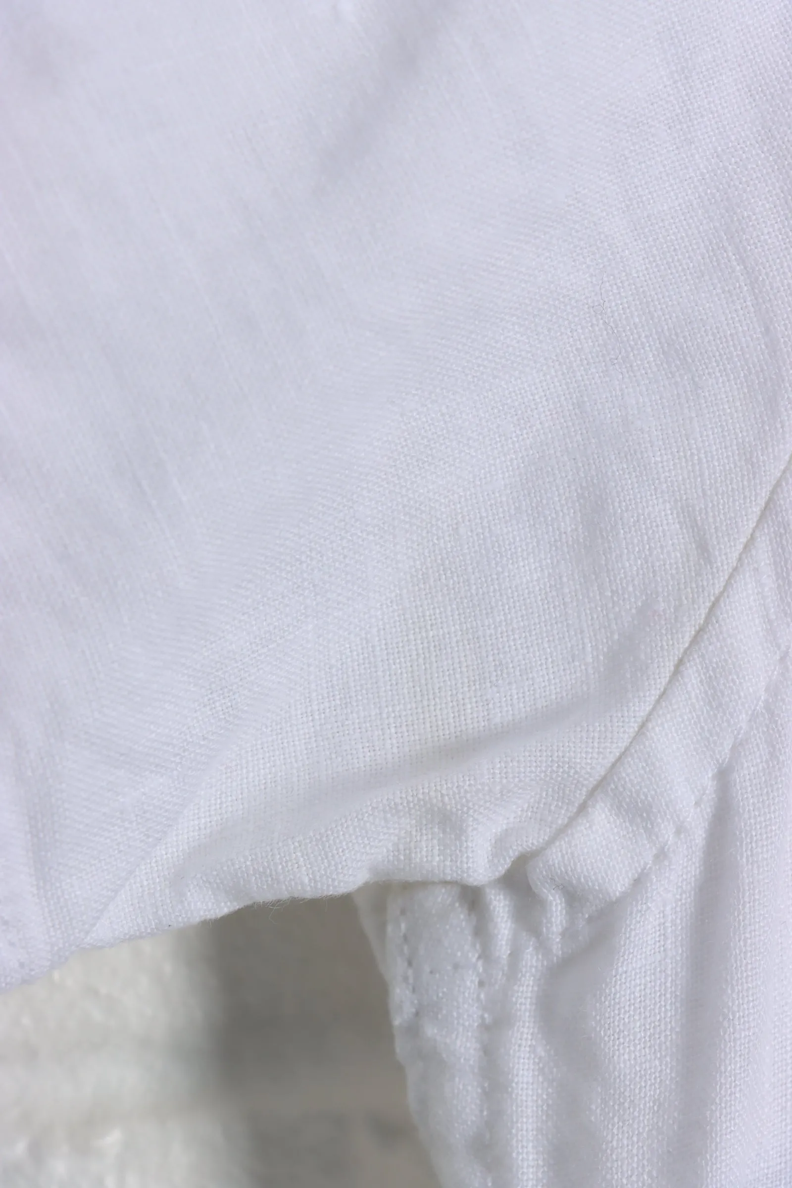 TOMMY HILFIGER Embroidered 'Custom Fit' White Short Sleeve Shirt (M)