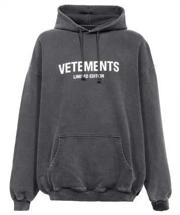 VETEMENTS  |Street Style Long Sleeves Logo Hoodies