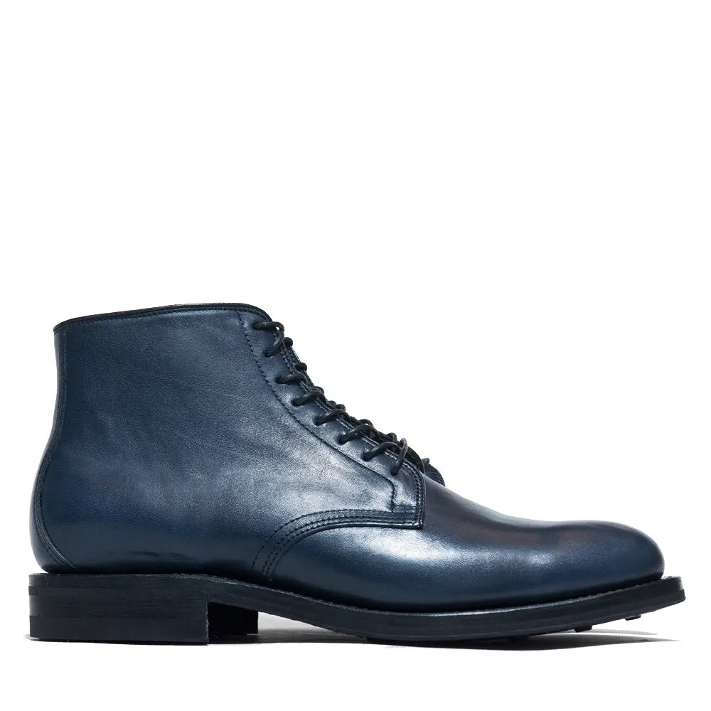 Viberg Navy Horsehide Derby Boot