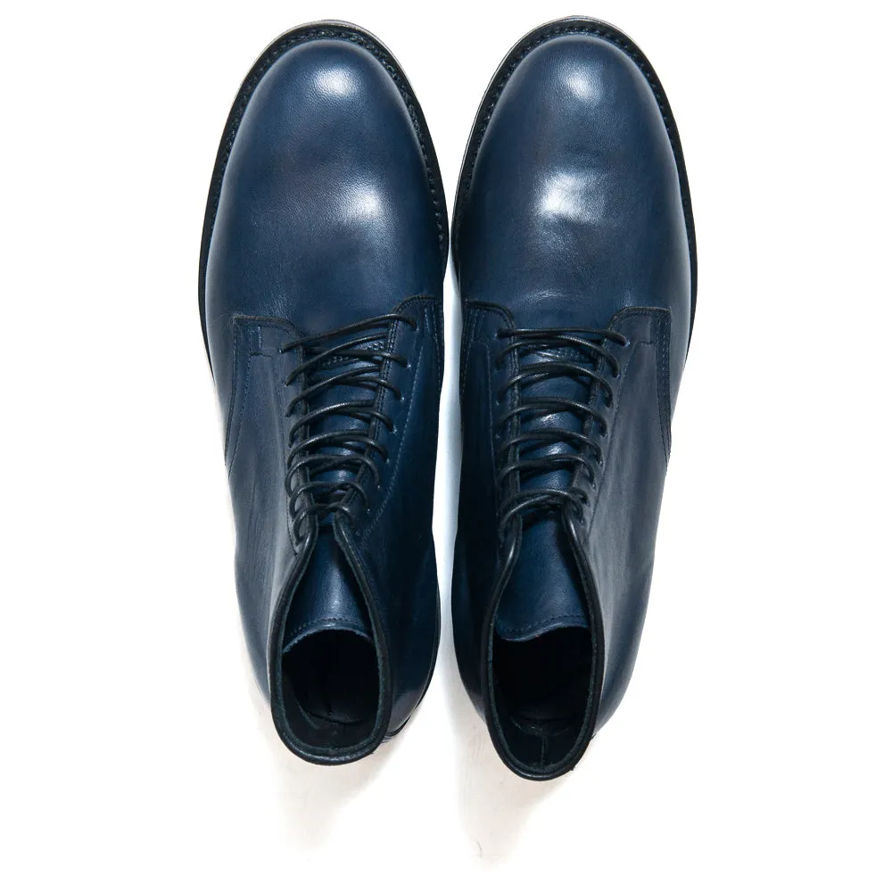 Viberg Navy Horsehide Derby Boot