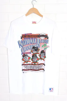 Vintage 1989 San Francisco Giants MLB Champions Single Stitch NUTMEG Tee (L)