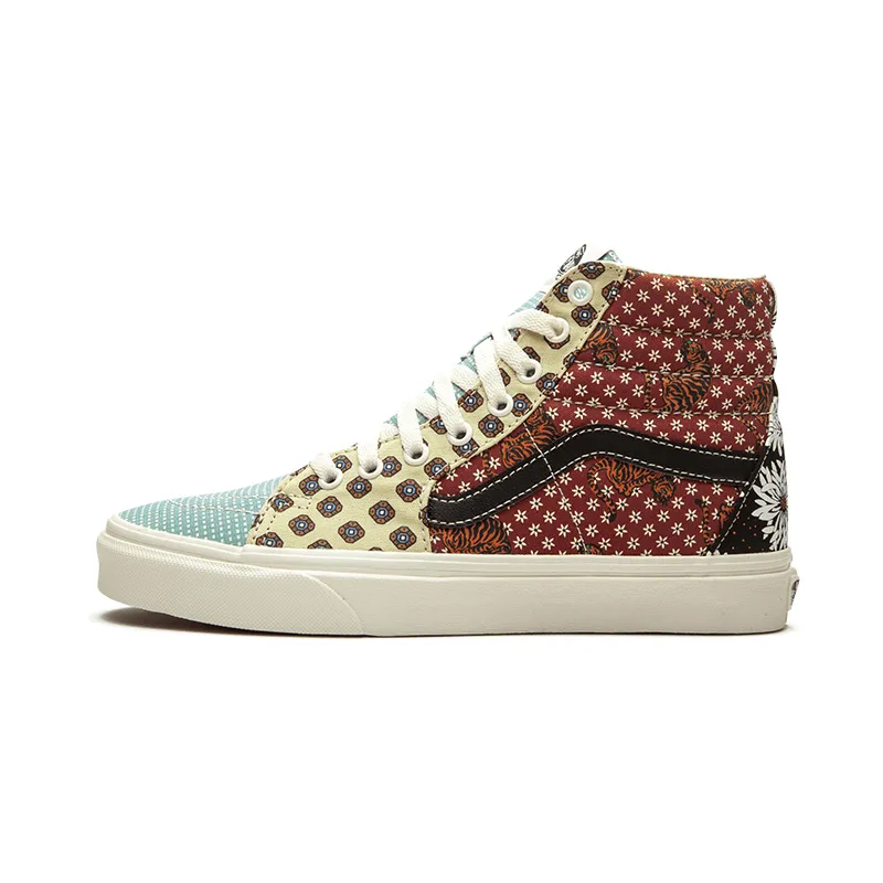 [VN0A4BV61IO] UA SK8-Hi Tiger Patchwork Unisex Sneakers