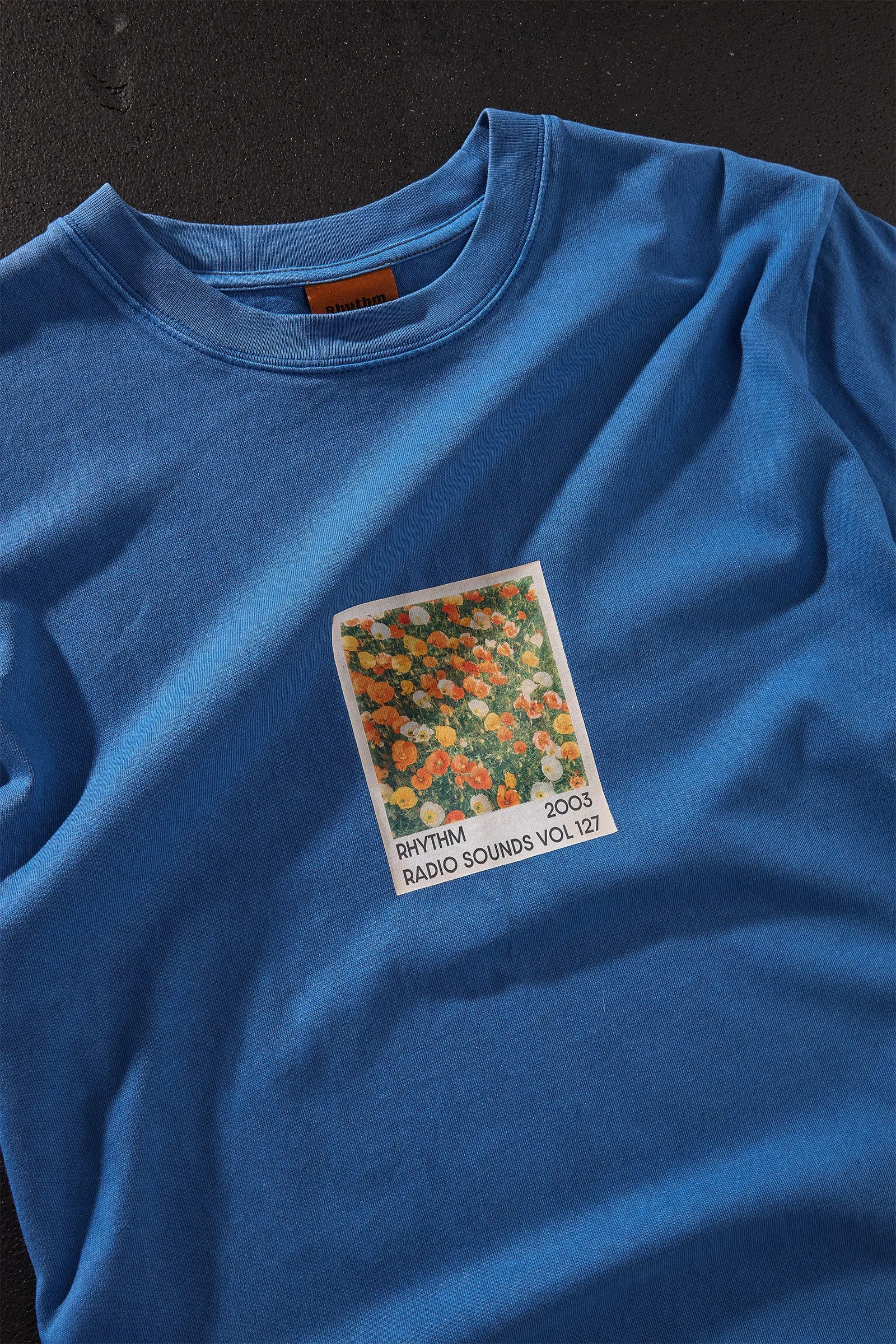 Vol127 Vintage Ss T Shirt Blue