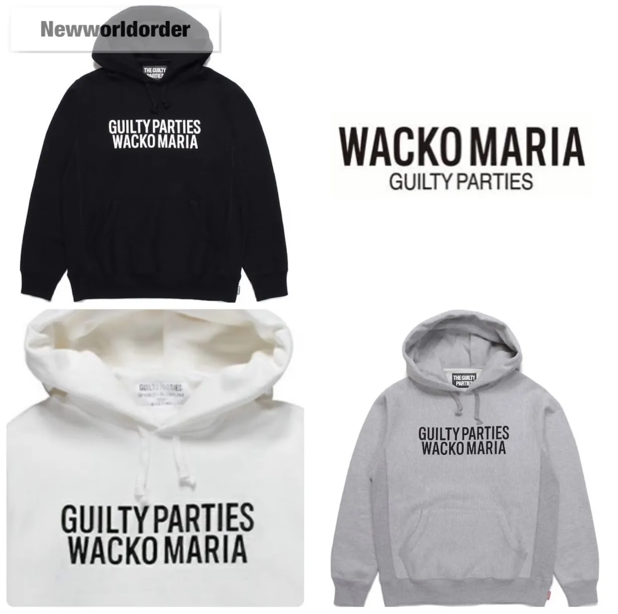 WACKO MARIA  |Unisex Street Style Cotton Logo Hoodies