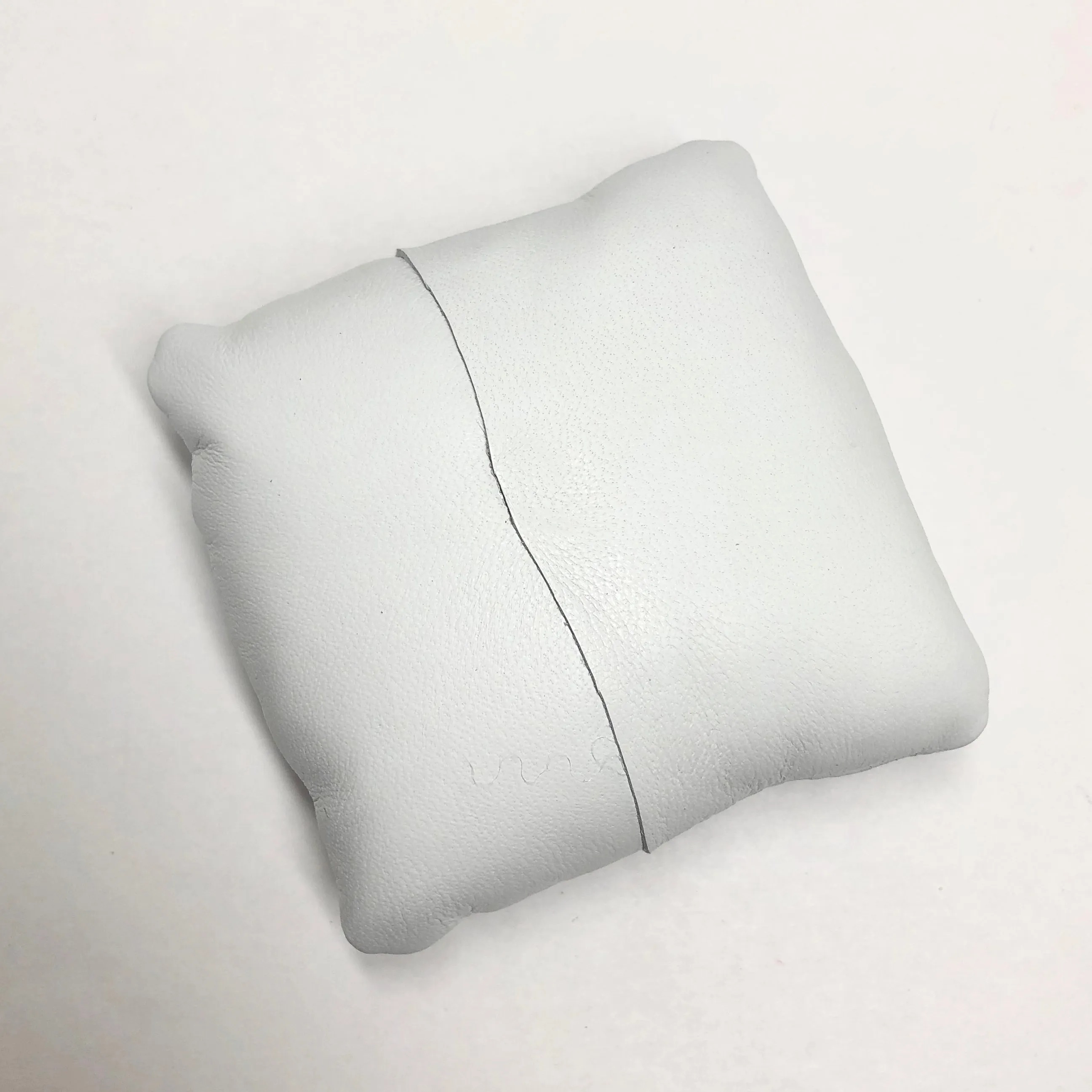 White Soft Genuine Leather PILLOW CUSHION fits CARTIER Box