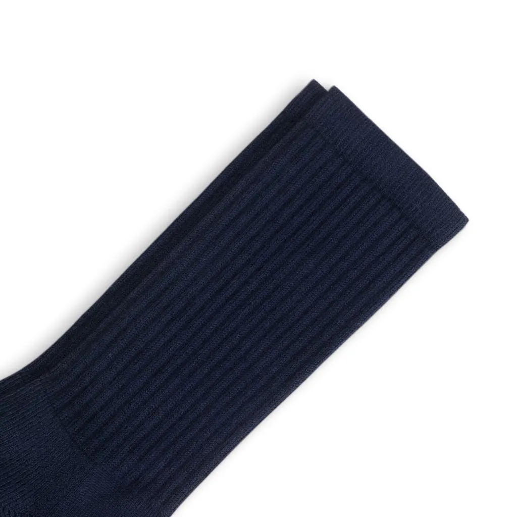 Women's Cotton Crew Sock | Navy