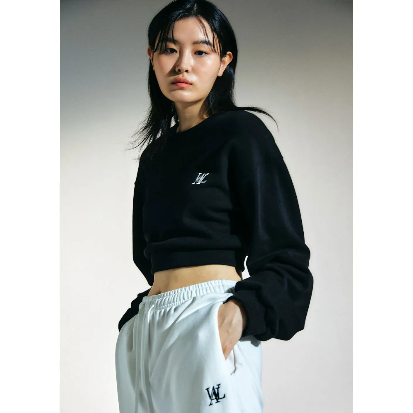 WOOALONG  |Street Style Long Sleeves Plain Cotton Hoodies & Sweatshirts